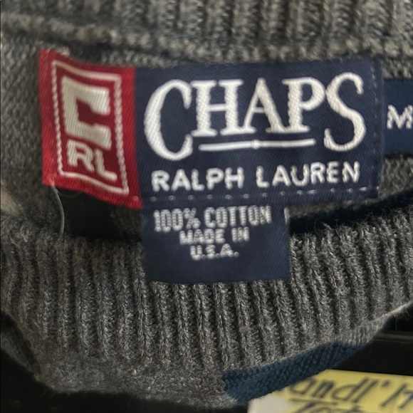 Men’s Chaps Multicolor Striped Crewneck Sweater - Picture 9 of 9